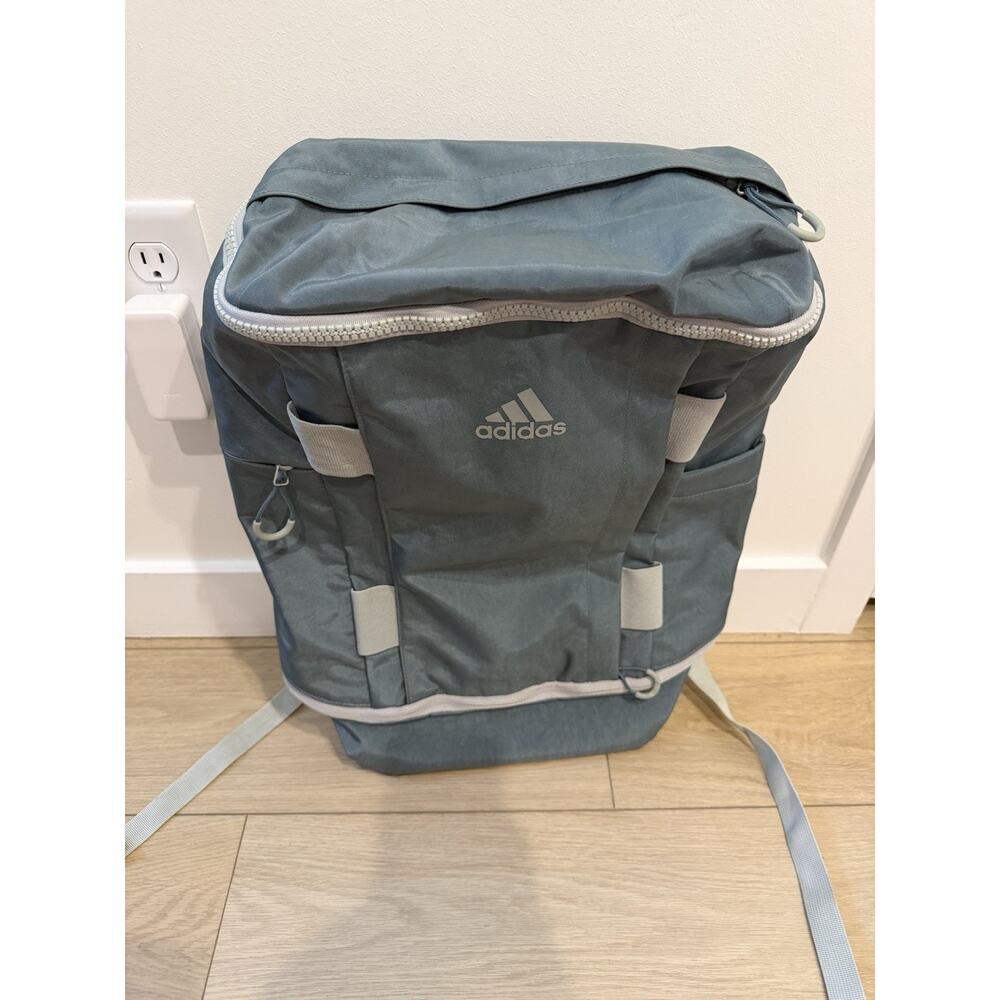 Adidas Load Spring Laptop Backpack Green Climacool Pa… - Gem